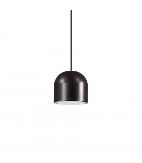 Colgante Alto Metal Negro 1 bombilla 20cm