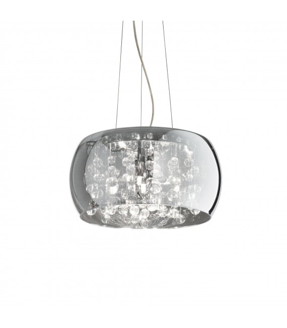 Audi-80 Pendente in metallo fumé 5 lampadine 33cm