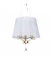 Suspension Pegaso Métal Laiton satiné 3 ampoules 48cm