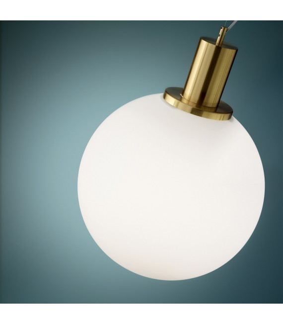 Suspension Loko Métal blanc 1 ampoule 56cm