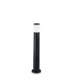 Borne de jardin Amelia Résine Noir 1 ampoule 80cm