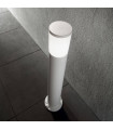 Borne de jardin Amelia Résine blanc 1 ampoule 80cm