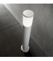 Borne de jardin Amelia Résine blanc 1 ampoule 80cm