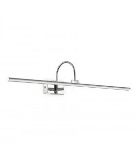 Applique à tableau Bonjour Métal Chrome 1 ampoule 17,5cm