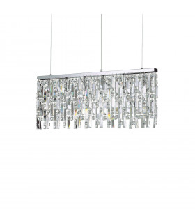 Elisir Lampada a sospensione in metallo cromato 6 lampadine 48,5 cm