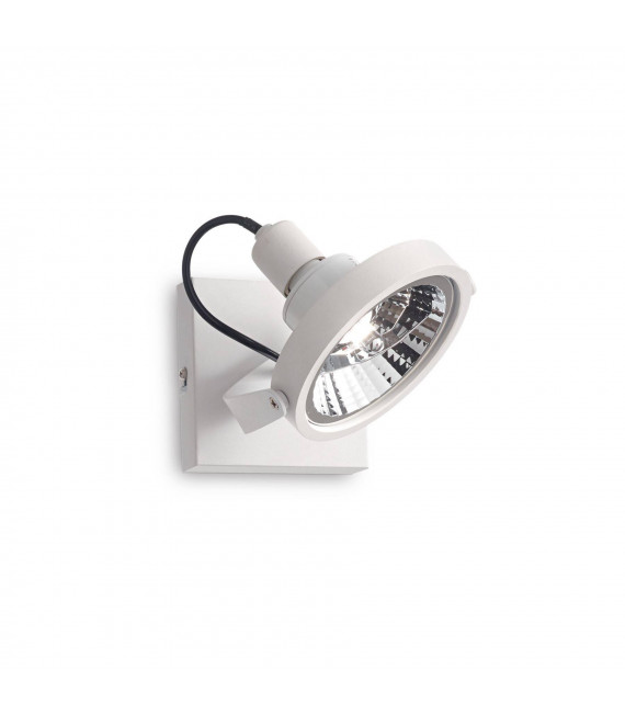 Plafón Glim White metal 1 bombilla 19cm