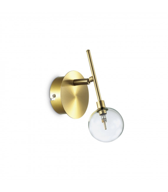Wandleuchte mit Leselicht Maracas Metal Antikmessing 1 Glühbirne 20cm