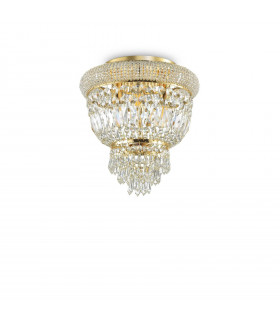 Ceiling light Design Dubai Metal Brass 3 bulbs 35.5cm