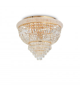Ceiling light Design Dubai Metal Brass 6 bulbs 44cm