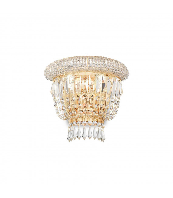 Aplique de diseño Dubai Metal Latón 2 bombillas 23cm
