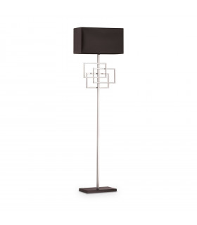 Floor lamp Luxury Metal Chrome 1 bulb 162cm