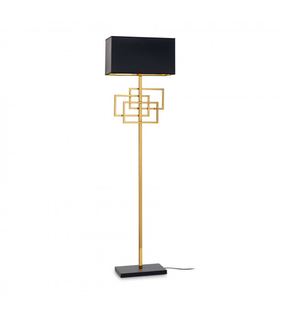 Floor lamp Luxury Metal Brass 1 bulb 162cm