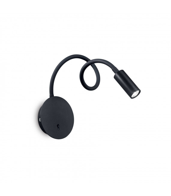 Applique avec liseuse Focus-2 1 ampoule Métal Noir