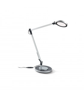 Lampe de table Futura Aluminium Aluminium 1 ampoule 65,5cm