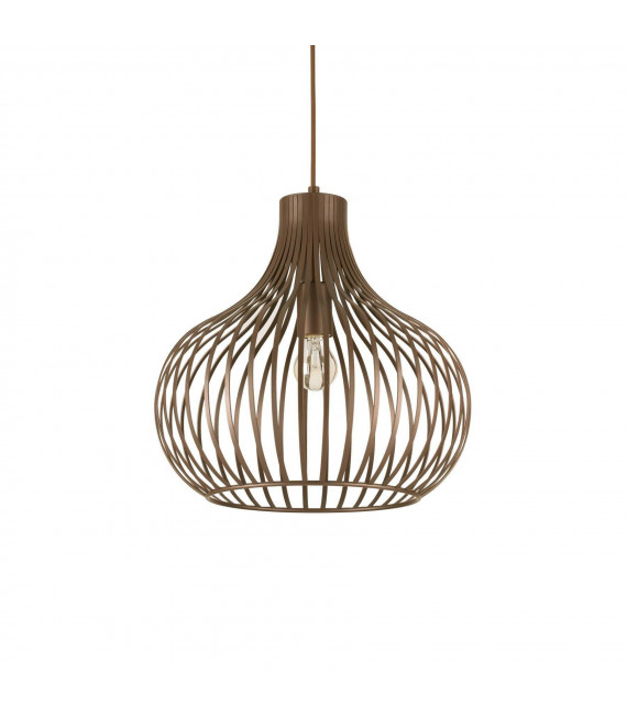 Suspension Onion Métal Marron 1 ampoule 52,5cm