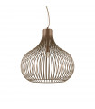 Suspension Onion Métal Marron 1 ampoule 72cm