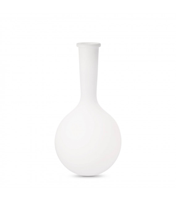 Tragbare Gartenlampe Jar Weißer Kunststoff 1 Birne 101cm