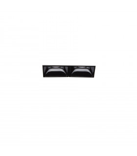 Einbaustrahler Lika Aluminium Schwarz 2-flammig 5,4cm
