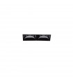 Recessed spotlight Lika Aluminum Black 2 bulbs 5.4cm