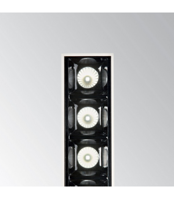 Foco empotrable Lika Aluminio Negro 5 bombillas 5,4cm