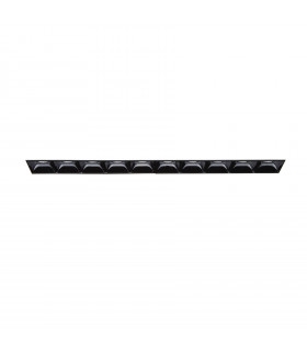 Spot encastré Lika Aluminium Noir 10 ampoules 5,4cm