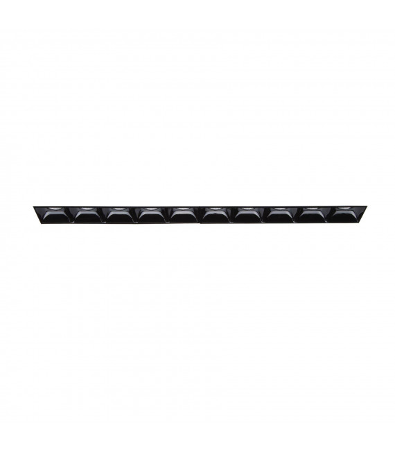 Spot encastré Lika Aluminium Noir 10 ampoules 5,4cm