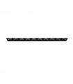 Recessed spotlight Lika Aluminum Black 10 bulbs 5.4cm