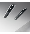 Spot encastré Lika Aluminium Noir 10 ampoules 5,4cm