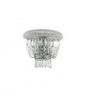 Aplique de diseño Dubai Metal Cromo 2 bombillas 23cm