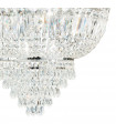 Design wall lamp Dubai Metal Chrome 2 bulbs 23cm