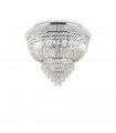Ceiling light Design Dubai Metal Chrome 6 bulbs 44cm