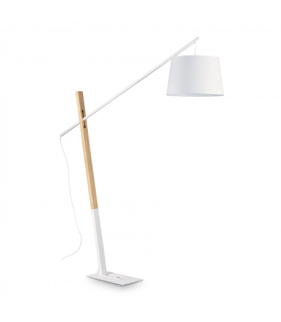 Eminent Floor lamp White wood 1 bulb 227cm