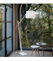 Lampadaire Eminent Bois blanc 1 ampoule 227cm