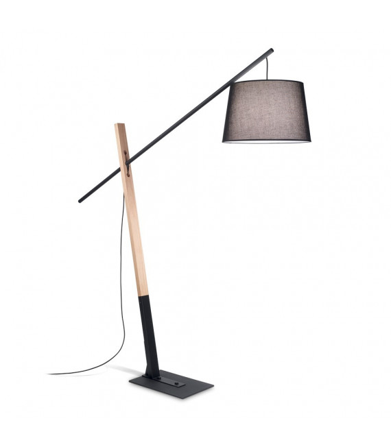 Stehlampe Eminent Black Wood 1 Birne 230cm