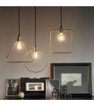 Design pendant lamp Abc Metal Antique brass 1 bulb 44cm