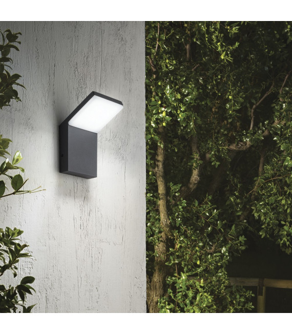 Aplique moderno Estilo Aluminio Antracita 1 bombilla 17cm
