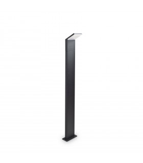 Borne de jardin Style Aluminium Anthracite 1 ampoule 100cm