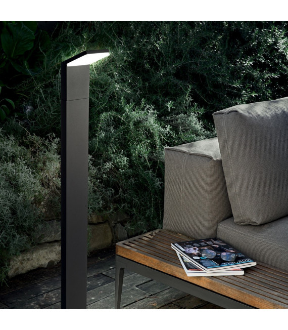 Bolardo de jardín Style Aluminio Antracita 1 bombilla 100cm