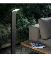 Garden bollard Style Aluminum Anthracite 1 bulb 100cm
