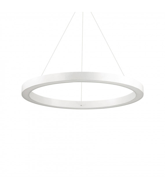 Lampada a sospensione a LED integrata Oracle Alluminio bianco 1 lampadina 19,5 cm