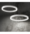 Suspension LED intégré Oracle Aluminium blanc 1 ampoule 19,5cm