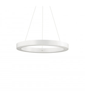 Suspension LED intégré Oracle Aluminium blanc 1 ampoule 19,5cm
