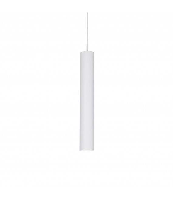 Suspension design Tube Aluminium blanc 1 ampoule 40cm