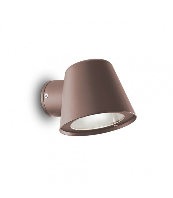Foco Gas Aluminio Café 1 bombilla 9,5cm