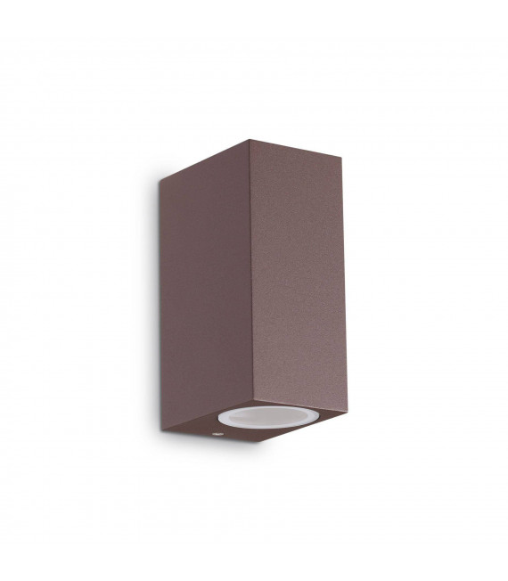 Garden wall lamp Up Aluminum Café 2 bulbs 15cm