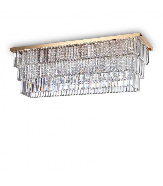 Design ceiling light Martinez Metal Gold 8 bulbs 38cm
