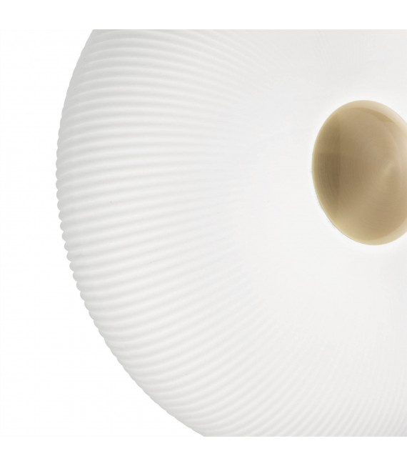 Arizona ceiling light White glass 3 bulbs 21cm