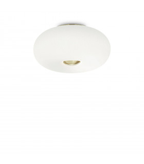 Plafoniera Arizona Vetro bianco 5 lampadine 25cm
