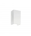 Applique murale Flash Gypse blanc 1 ampoule 18cm