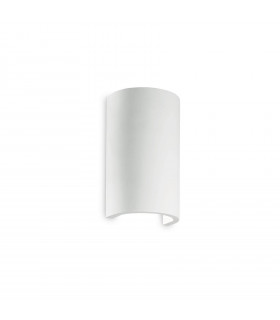 Applique murale Flash Gypse blanc 1 ampoule 18cm